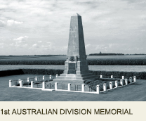 1st AUSTRALIAN DIVISION MEMORIAL Somme France